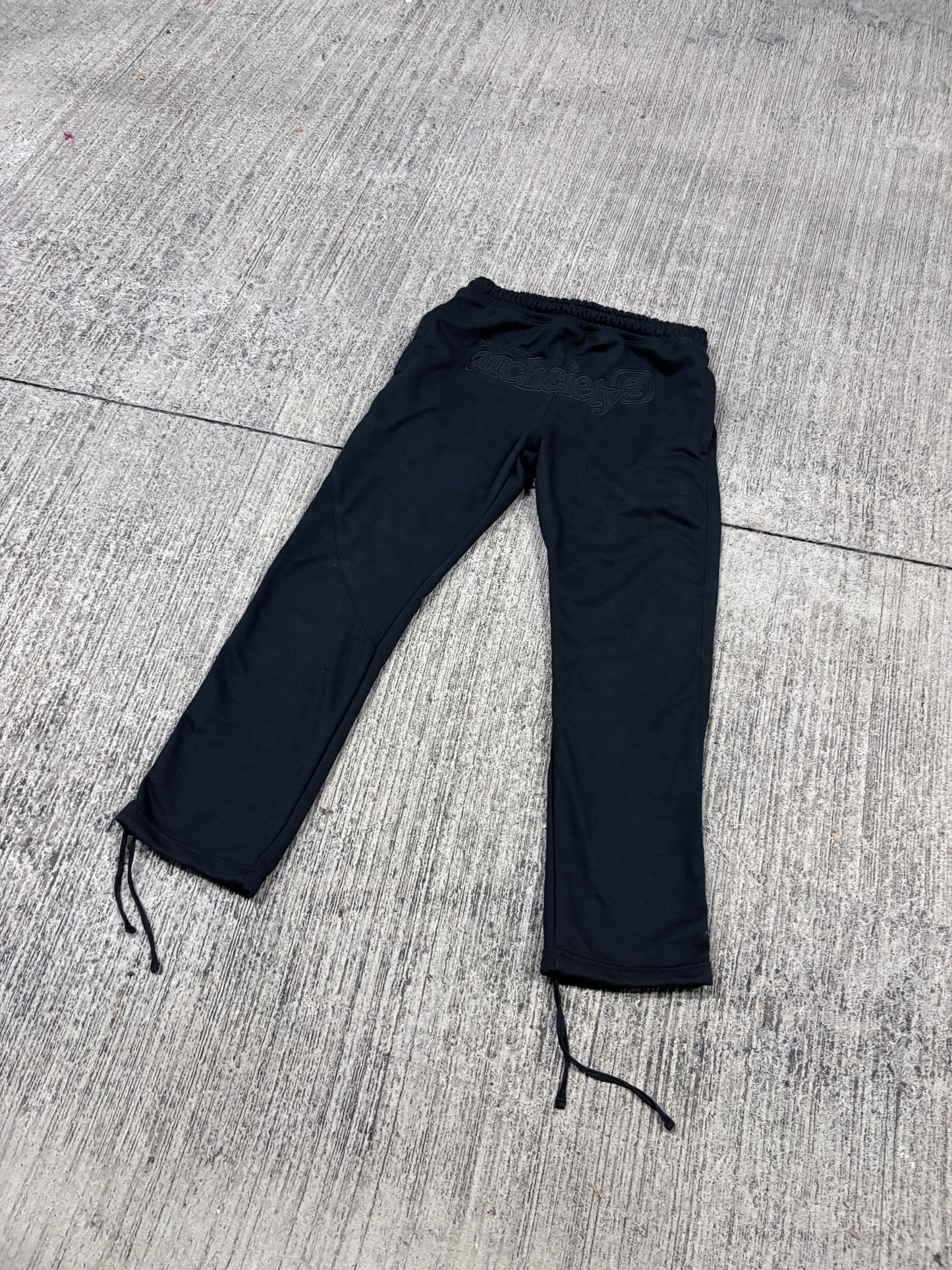 Archciety Black on Black Stars Sweatpants