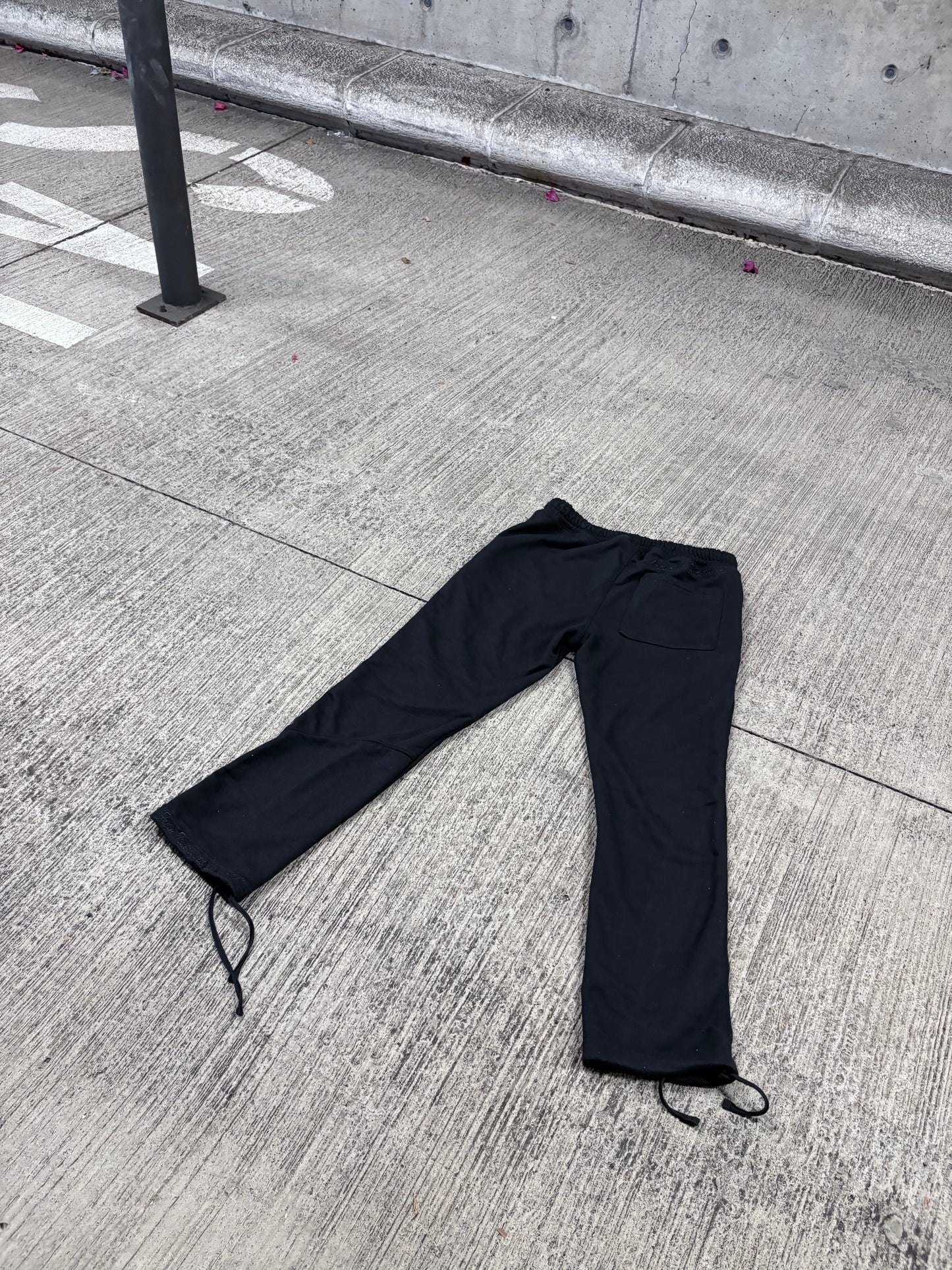 Archciety Black on Black Stars Sweatpants