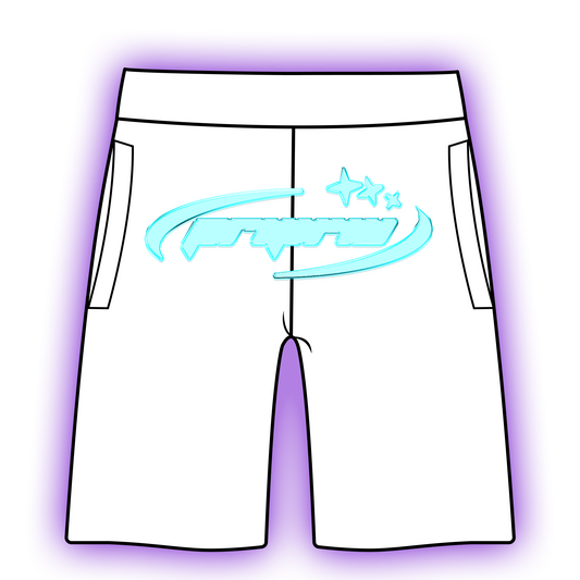 KOSMOS SKY BLUE SHORTS [WHITE]