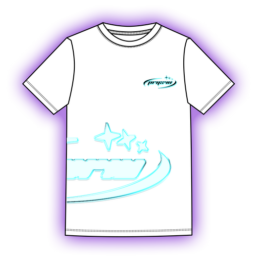 KOSMOS SKY BLUE TEE [WHITE]