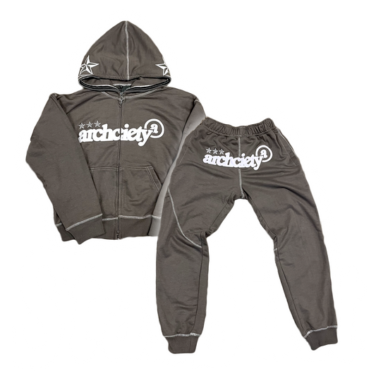 Archciety StarSuit Set White [Grey]